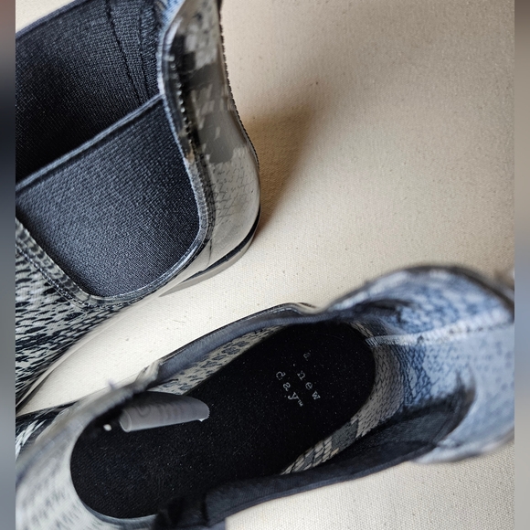 A New Day Snake Print Chelsea Ankle Rain Boots | Women’s Size 6 - Picture 8 of 9